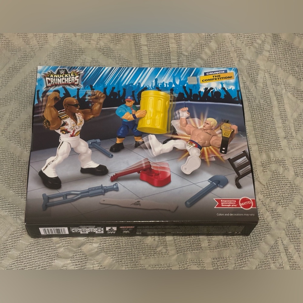 WWE Knuckle Crunches 3 Action Figure Set New in Box - Picture 6 of 6